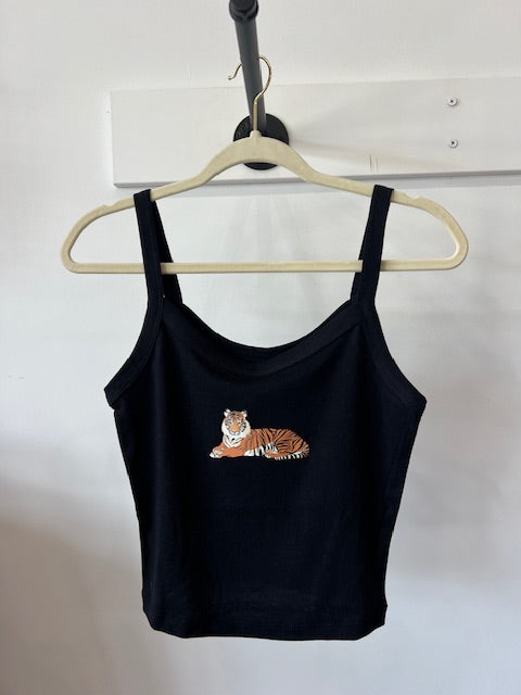 Tiger Cropped Tank