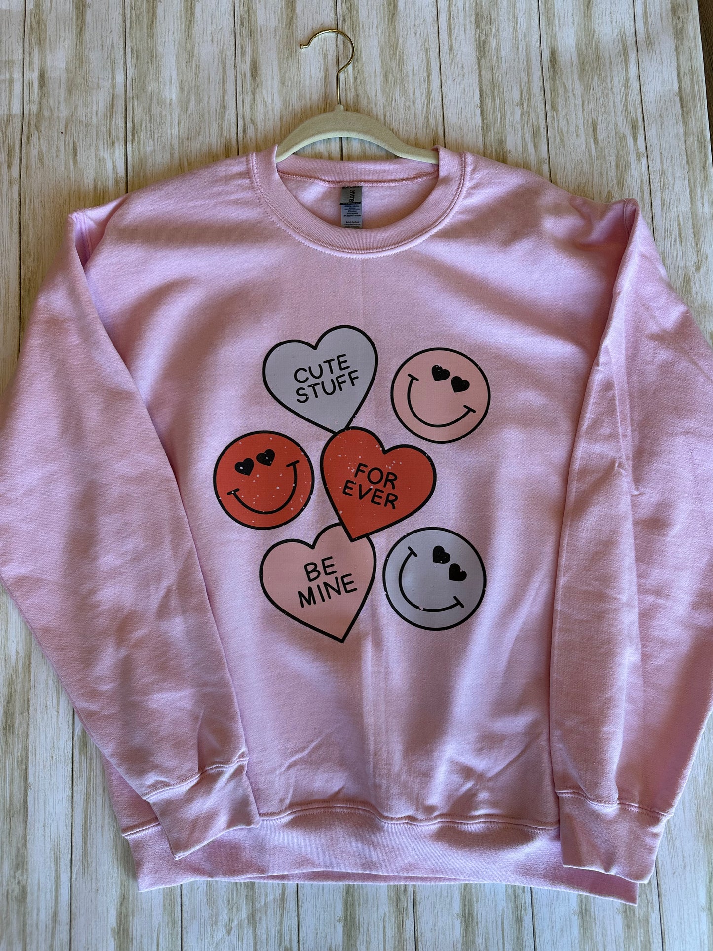 Candy Hearts Retro Sweatshirt