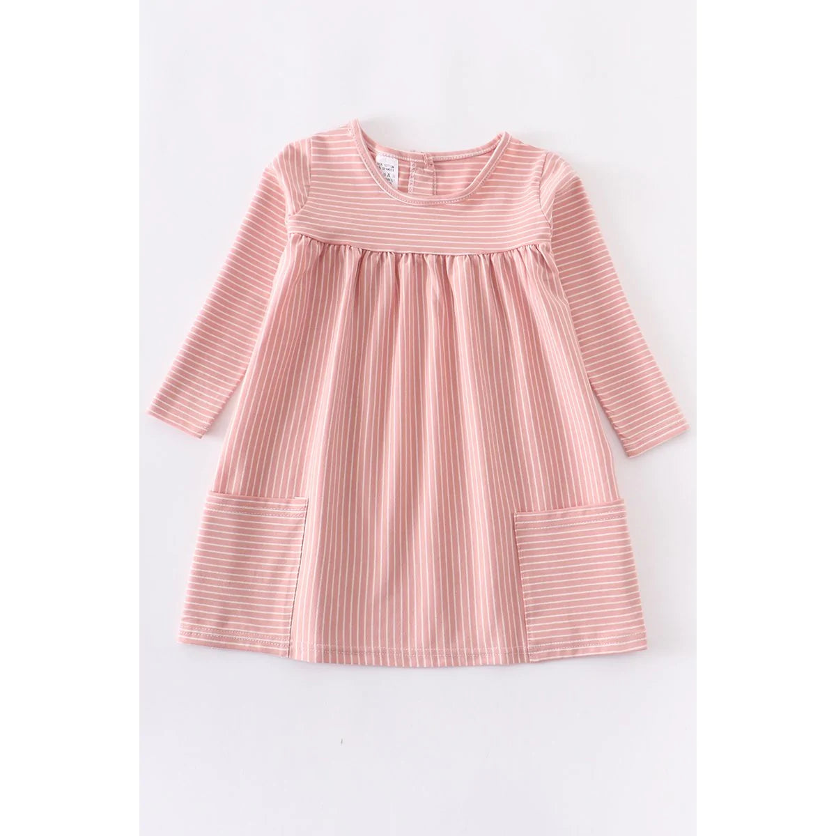 Pink Stripe Pocket Dress