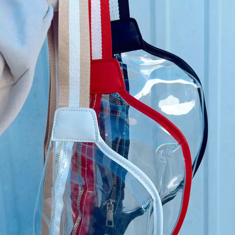 Clear Fanny Pack White