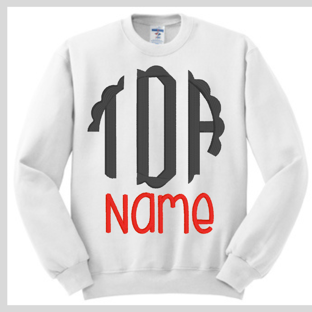 Embroidered Crewneck Sweatshirt - PC78