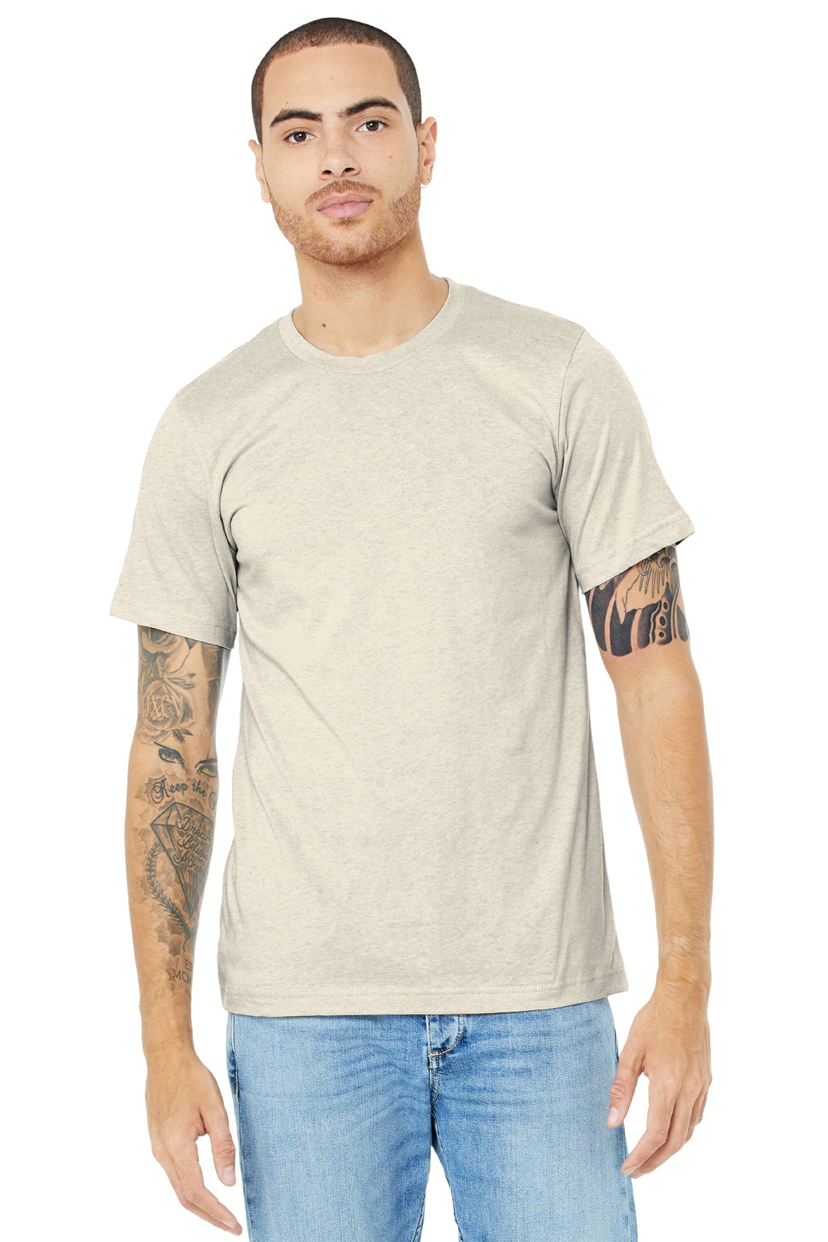 BELLA+CANVAS ® Unisex Heather CVC Short Sleeve Tee