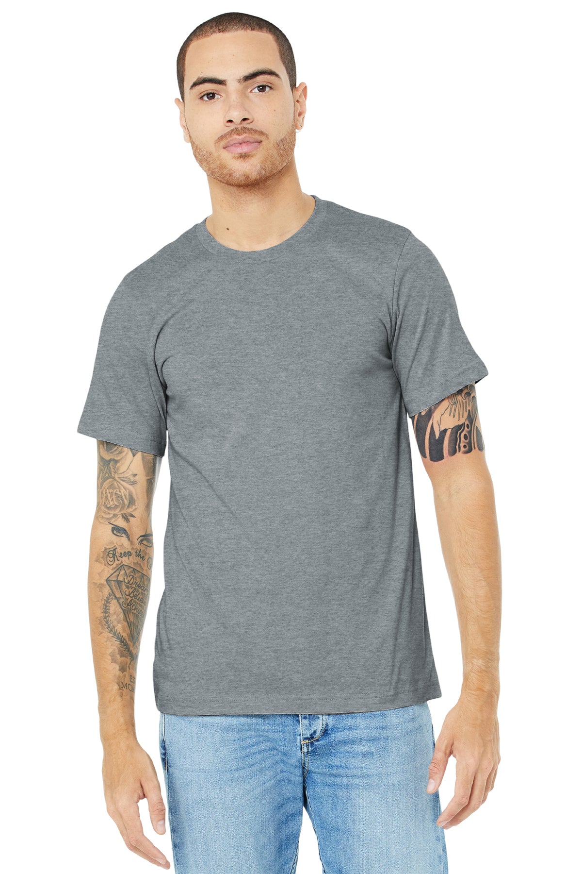 BELLA+CANVAS ® Unisex Heather CVC Short Sleeve Tee