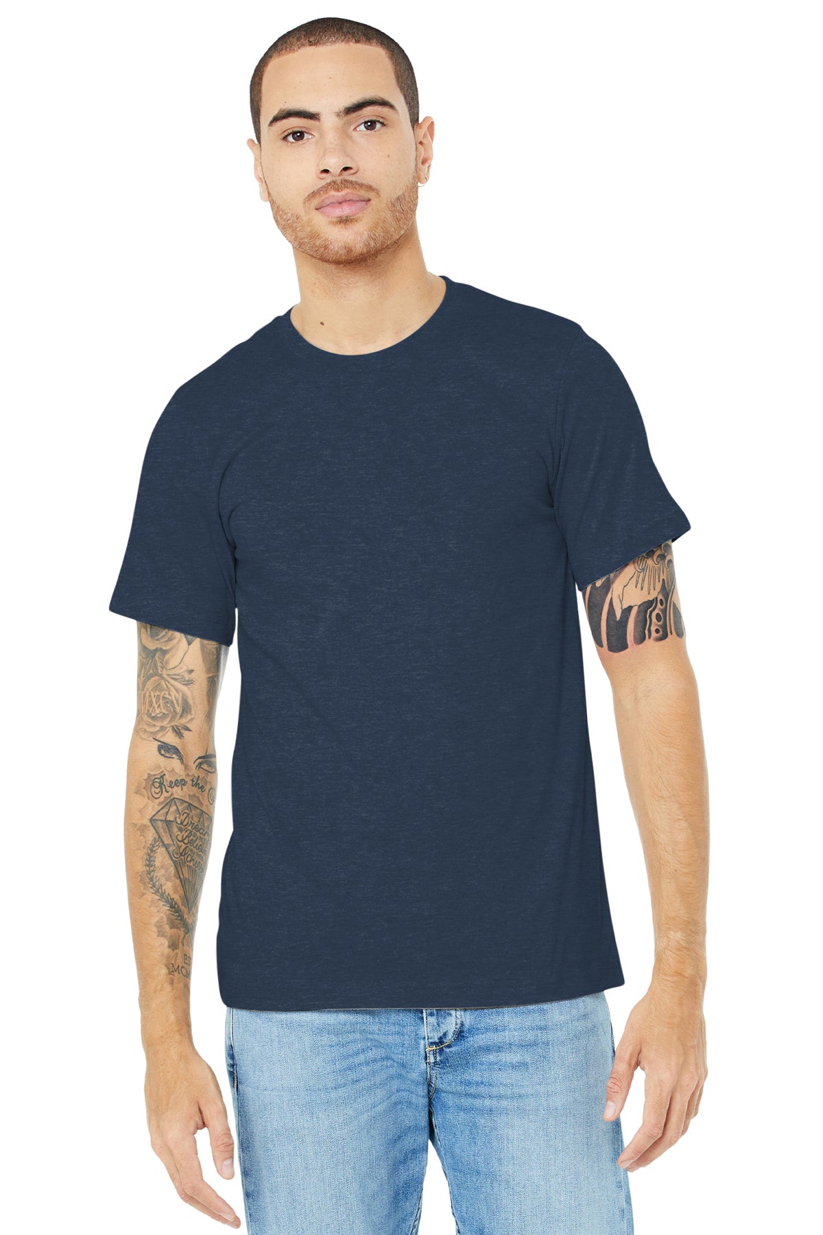 BELLA+CANVAS ® Unisex Heather CVC Short Sleeve Tee