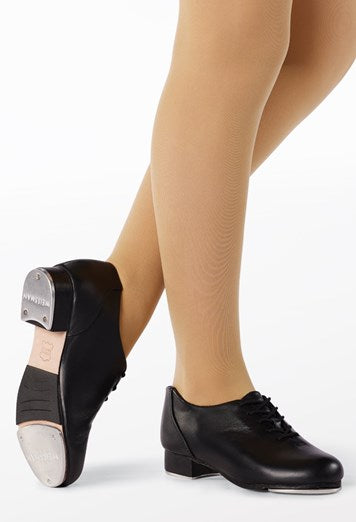 Leather Lace-Up Tap Shoe