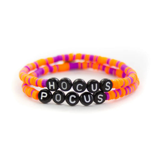 Hocus Pocus Halloween Bracelet Stack