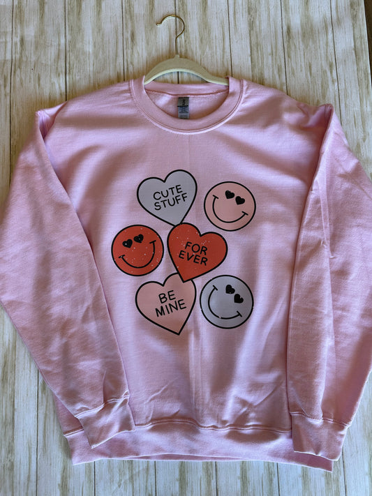 Candy Hearts Retro Sweatshirt