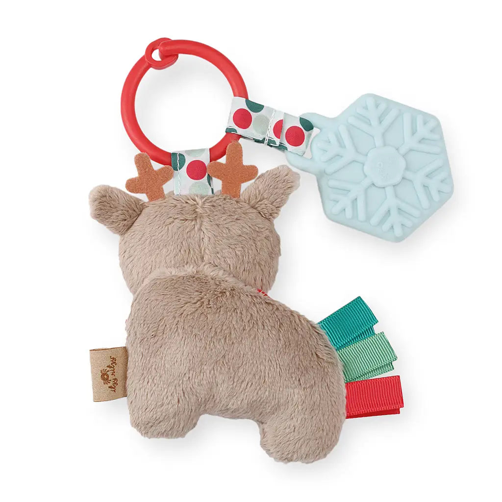 Holiday Reindeer Itzy Pal™ Plush + Teether