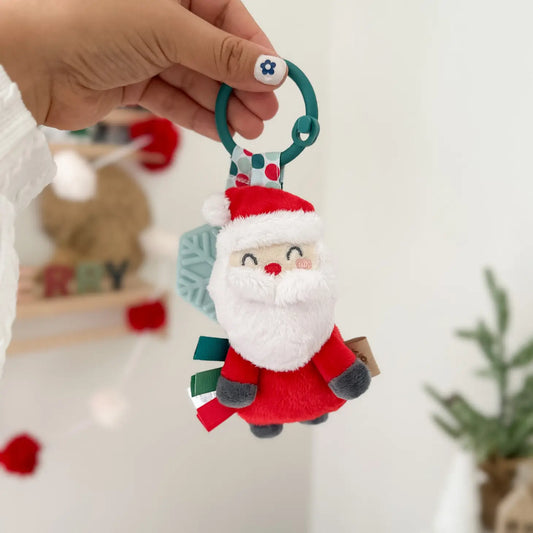 Holiday Santa Itzy Pal™ Plush + Teether