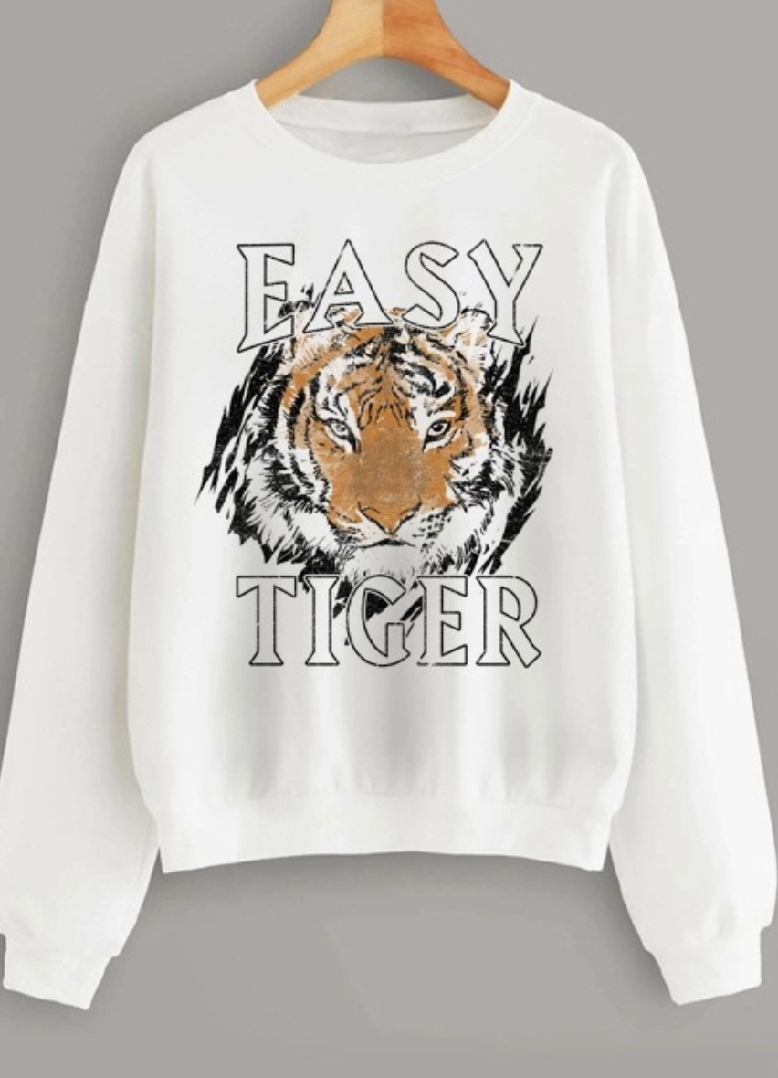 Easy Tiger Printed Loose Fit Top