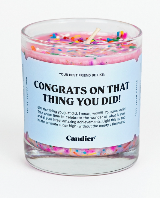 Congrats Candle