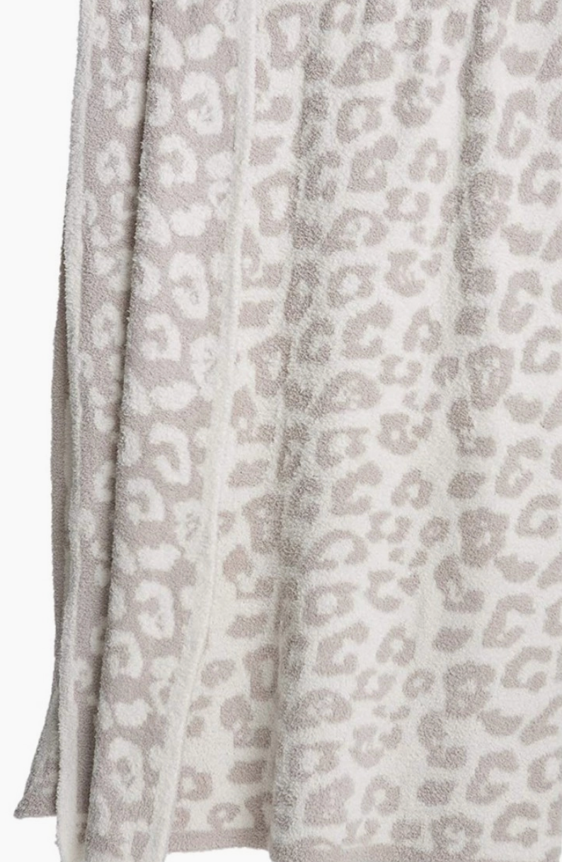 Leopard Print Throw Blanket