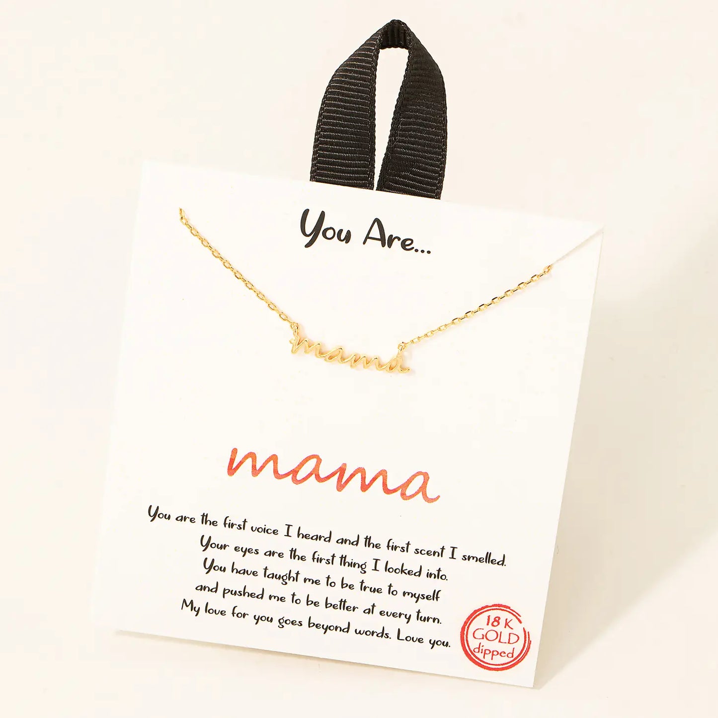 Mama Pendant Necklace