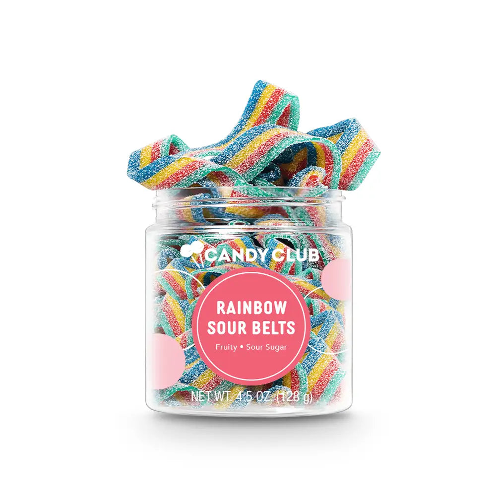Rainbow Sour Belt Candies