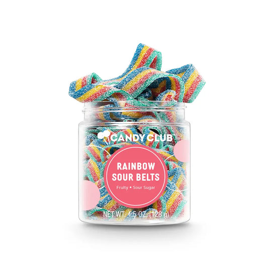 Rainbow Sour Belt Candies